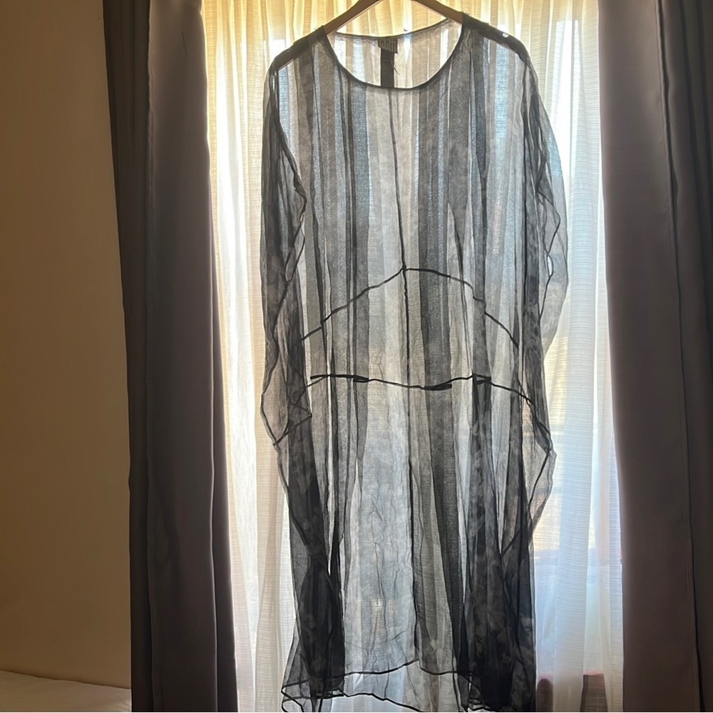 Sheer 100% silk dress